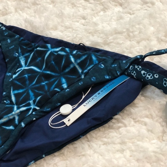 🆕 Lucky Brand Shibori reversible bikini bottoms - Picture 7 of 13
